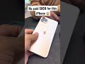 This guy paid $800 for a FAKE looking IPHONE 😱#iphone14  #shorts #fake #apple #ios #iphone #fyp