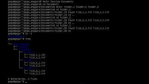 Cara membuat Directory dan file pada Linux
