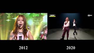 BoA - Only One Stage Comparison Of The Years (With Taemin)