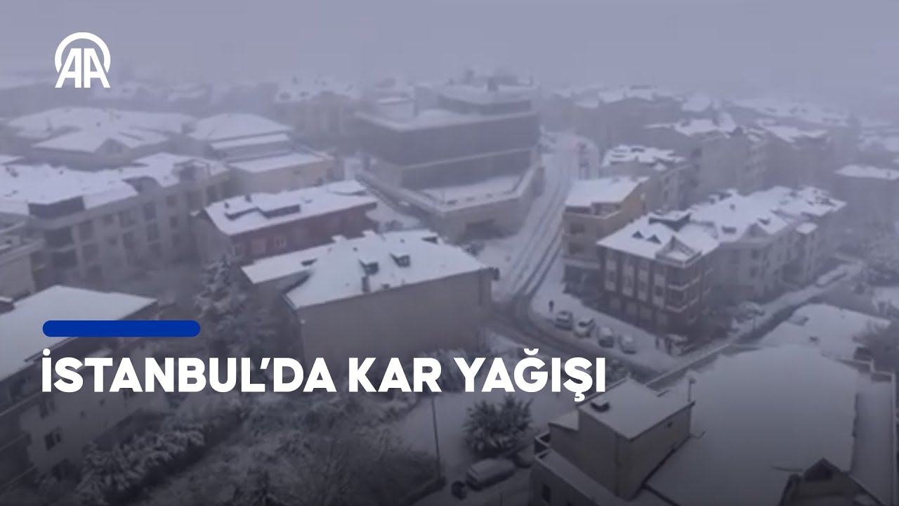 İstanbul'da kar yağışı etkili oluyor