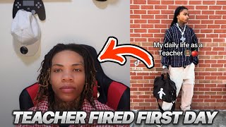 Stud Teacher Fired First Day Of Work