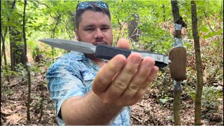 Microtech Ultratech Double Edge  Meat Cut Test