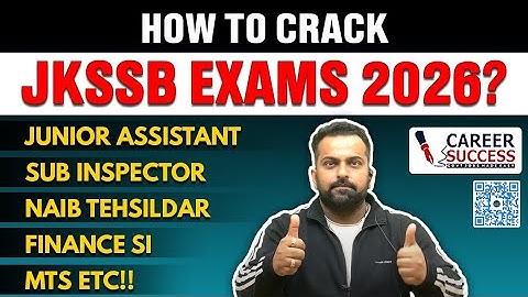 Upcoming Jkssb Exams 2026 preparation!!! @CareerSuccessJammu 9419145317