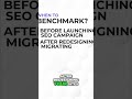 When to Implement SEO Benchmarks?