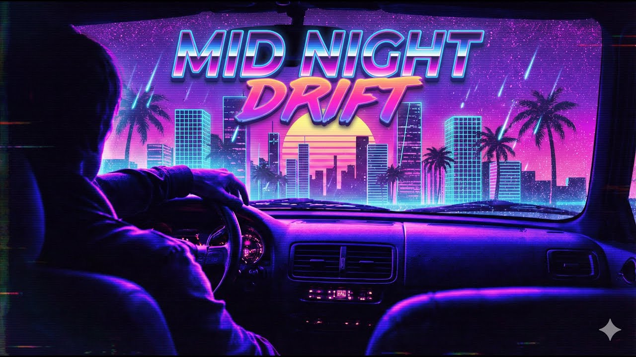 Midnight Drift | Retrowave / Synthwave | Night Drive Music