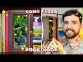 COMO FAZER BOOK NOOK  | Dica de decoração para quarto fácil e barata! | DIY Bookshelf Insert