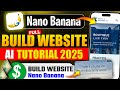 Nano Banana 🍌 Builds Your Full Website &amp; Web Content in Minutes — AI Tutorial 2025