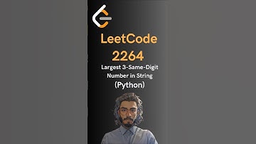 LeetCode#2264 Largest 3-Same-Digit Number in String - Python