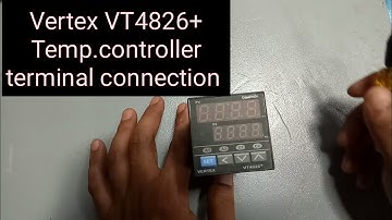 Vertex TC4826+ temp.Controller basic information,terminal connection with specification.