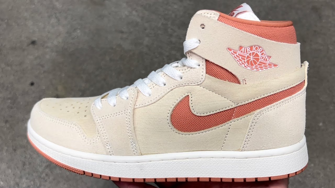 Air Jordan 1 High Zoom CMFT 2 Terra Burnt Sunrise Shoes - YouTube