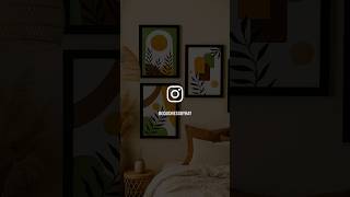 Watch till end to witness the handpainted boho wall art ! ๐๐ป