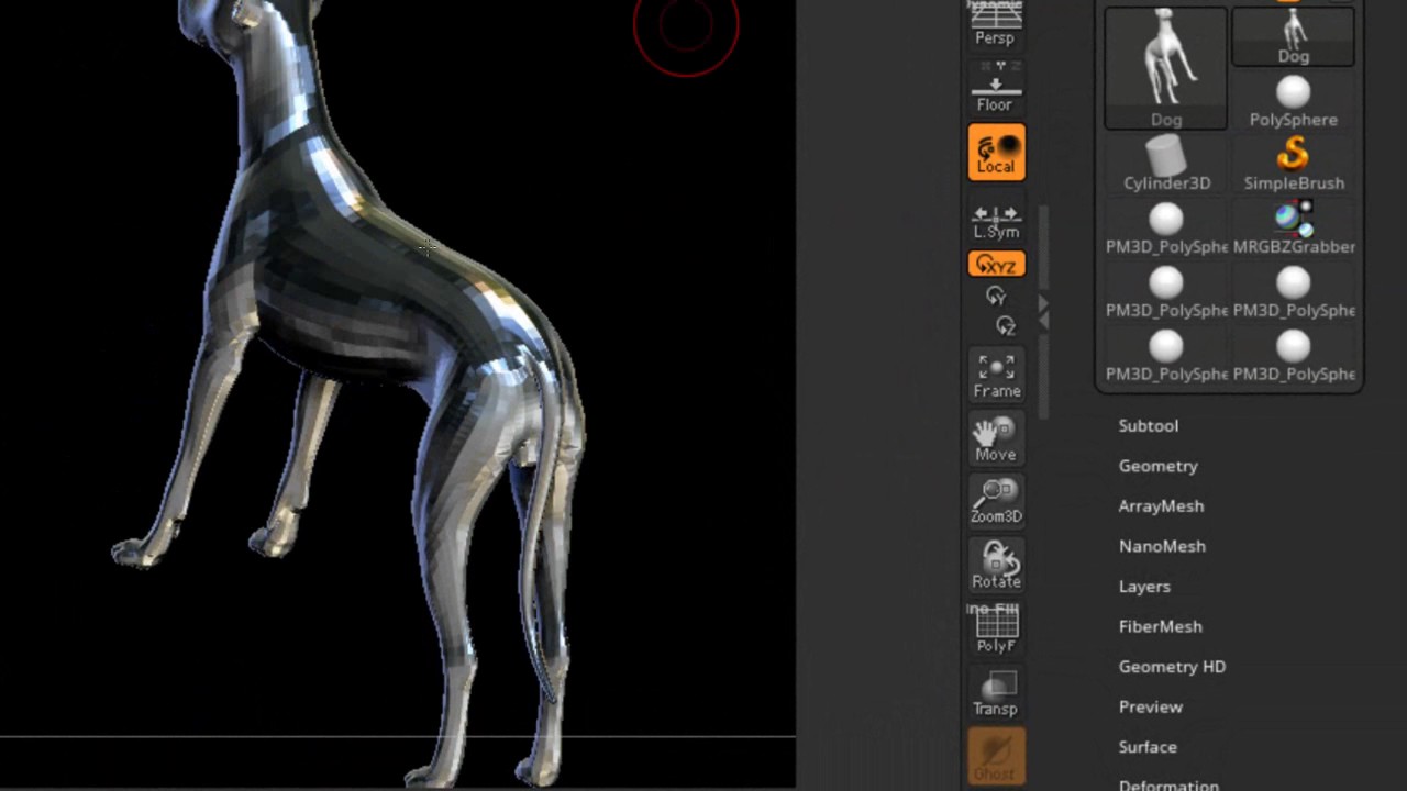 zbrush 4r8 move