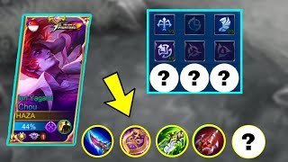 CHOU FULL DAMAGE NEW META BUILD AND EMBLEM SET 2021 | Mobile Legends