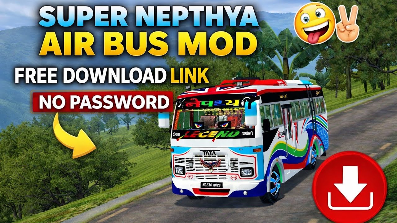 Nepthya Bus Mod For Bussid // No Password 