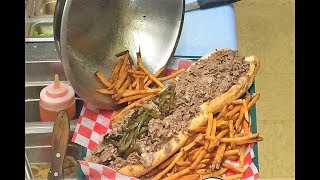 Carnival Cafe's 4.5 pound Philly Cheesesteak challenge