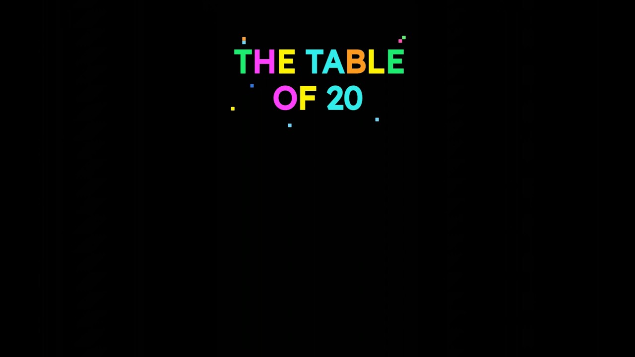 The Table Of 20 #shorts #shortsvideo #shortsviral #trend #youtubeshorts