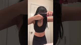 Using the Revlon Hair Dryer #youtubepartner #youtubeshorts #makeup #hair