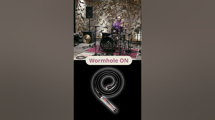 @DrAlienSmith #Wormhole LOW-END MIC on drums #studio #microphone #drumsrecording #drums