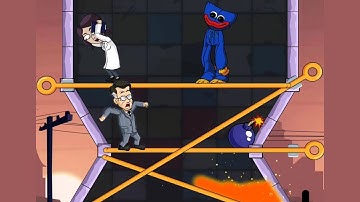 Scary huggy time level 401 to 410 | pull pin puzzle solution | spy puzzle | walkthrough gameplay |