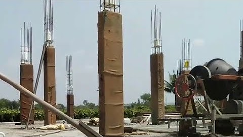 How to Column Curing Process | How many days of column curing #civil #concrete