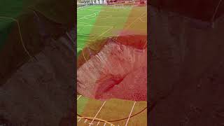 Terrifying moment sinkhole swallows up soccer field: ‘Something out of a movie’ #shorts