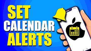 How To Set iPhone Calendar Alerts (Quick & Easy)