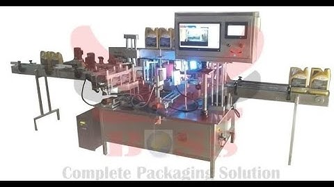 Double Side Vertical Labeling Machine With Camera Vision And Auto Rejection System