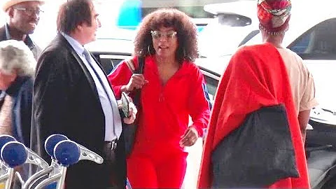 Angela Bassett Is Looking FIERCE In Her Red Jumpsu...
