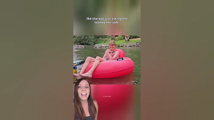 Teen reaches into river water and pulls out a baby beaver 🦫 #wildliferescue #shorts thumbnail