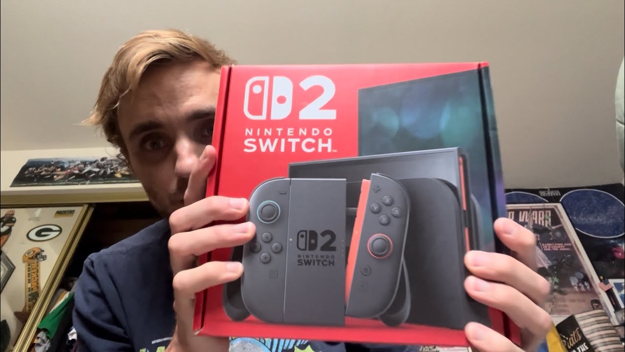Nintendo Switch 2 Launch day and Unboxing