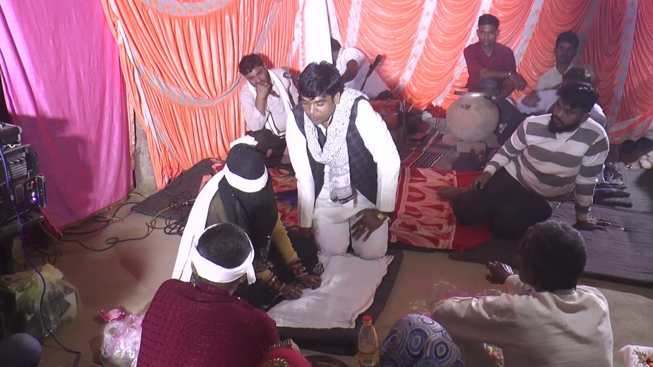 खुशहाली# बाबा@ खेलो #तो आजा# मैदान #में थाली रामायण #देहाती #harsh studio Nagla MITAN 