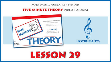 5 Minute Theory Video Tutorial: LESSON 29 (Treble Clef Instruments)