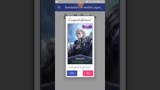 Selamat Miya Kadita Ml Skin Free 1.1 Gatorkaca Miya Kadita Fanny Layla