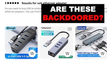 Is this AliExpress Ethernet Adapter Infected with Malware?