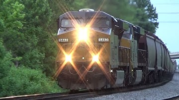 CSX ES40DC 5443 and ES44AH 882 Manifest Q647-10 on 5/11/21