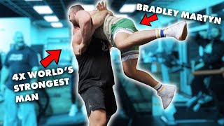 FIGHTING BRADLEY MARTYN IN HIS GYM!