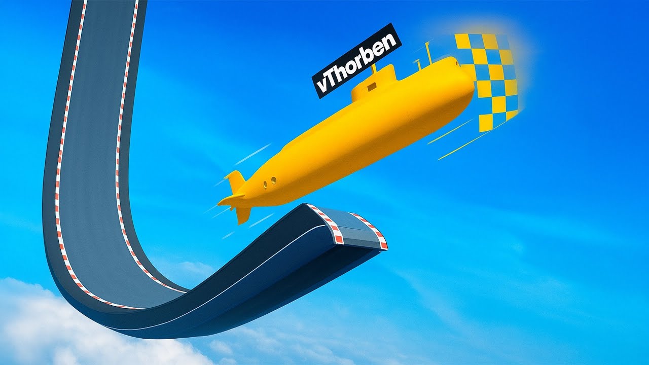 Mega ramp Met XXL VOERTUIGEN! 🚢✈️