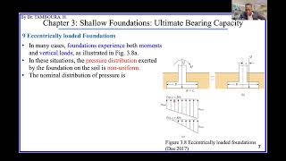 Foundation Engineering_Chapter 3: Shallow Foundations, (Part7)_Eccentrically loaded Foundations