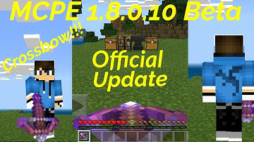 New MCPE 1.8.0.10 Beta Official Update(Crossbow and New Enchantments!!!)