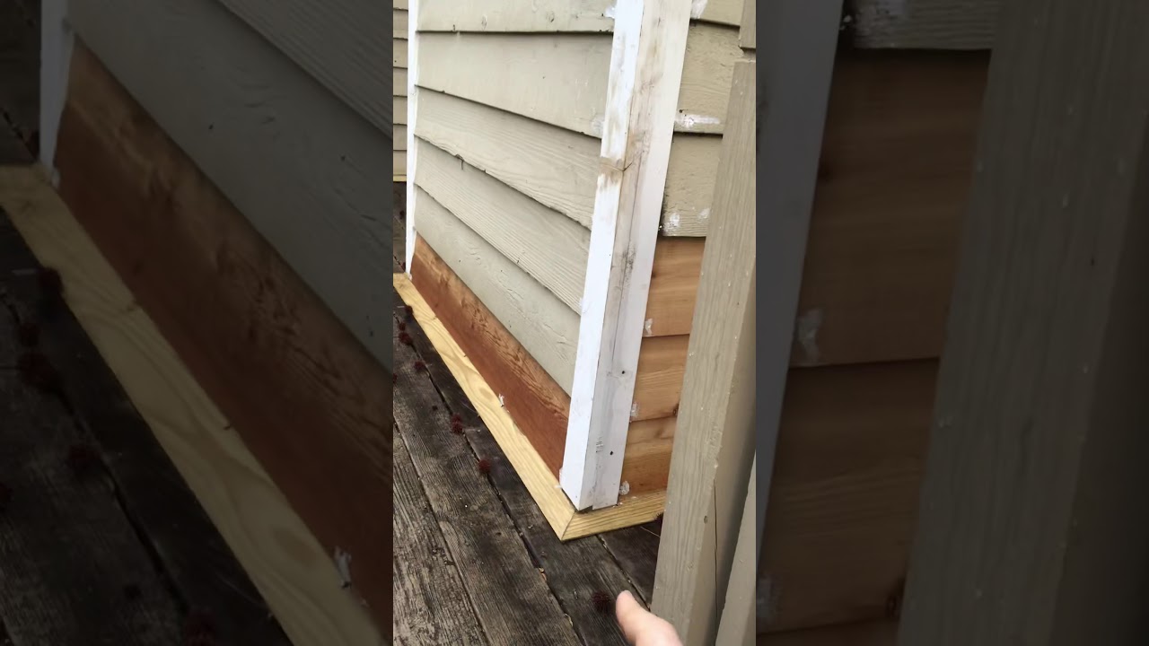 HandyANDY finishes another cedar siding repair project in marietta