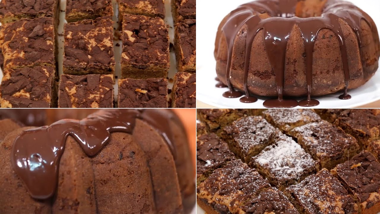 اروع وانجح 3 طرق لكيك الشوكولاته اللذيذ من مطبخ منال العالم