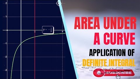 Area Under A Curve | Application of Definite Integral | Example#2