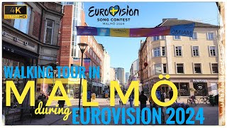 EUROVISION SONG CONTEST WALK in Malmö, Sweden 🇸🇪 | Finals week of ESC in 2024 - Will we see Artists?