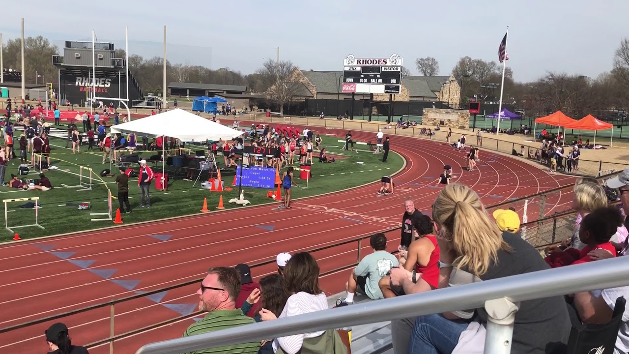 Kira Bochard 400H Rhodes Invitational YouTube