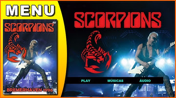 DVD Scorpions Bremerhaven 1996 (2011) [Menu do DVD]