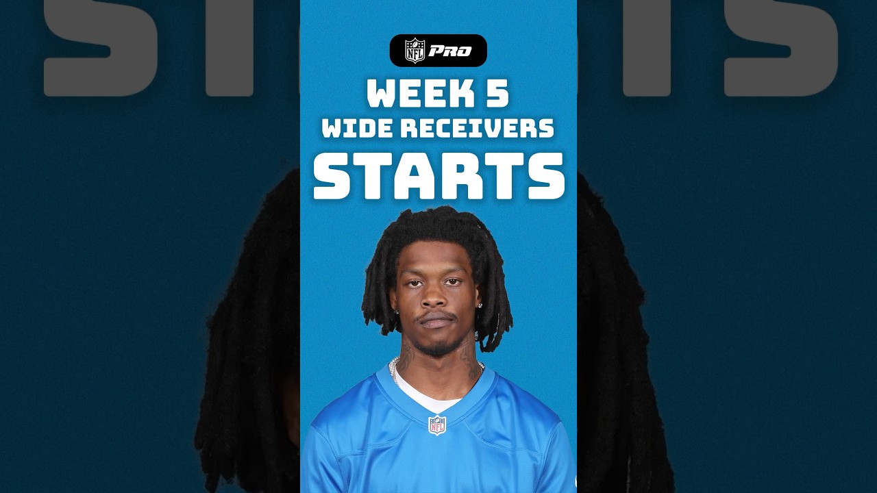 Must START receivers in Week 5 💥