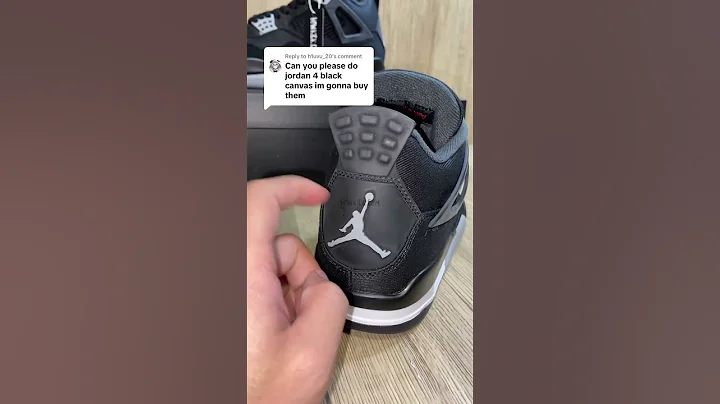 How Kick review legit check reps Jordan 4 Black Canvas