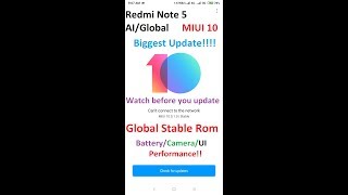 MIUI 10 Update | Redmi Note 5 (AI/Global) | Global Stable MIUI 10.0.1.0