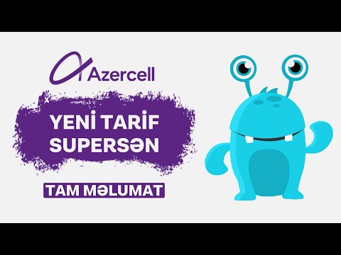 Azercell SuperSen yeni tarif OZUNET
