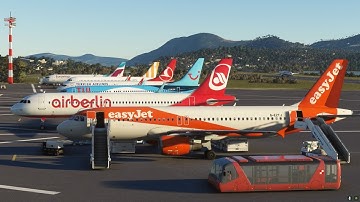 Corfu rwy34 RNAV landing | Fenix a320 | Vatsim | MSFS